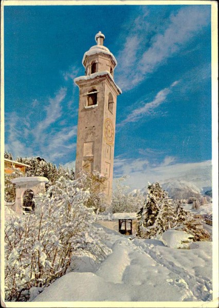 St. Moritz - Schiefer Turm (1800 m) Vorderseite