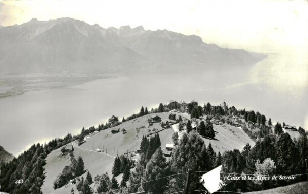 Caux et les Alpes de Savoie Vorderseite