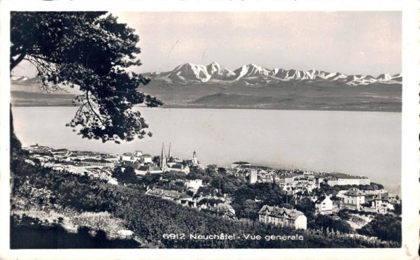 Neuchâtel. Vue générale Vorderseite