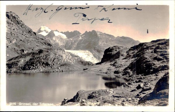 Totensee, Grimsel Vorderseite