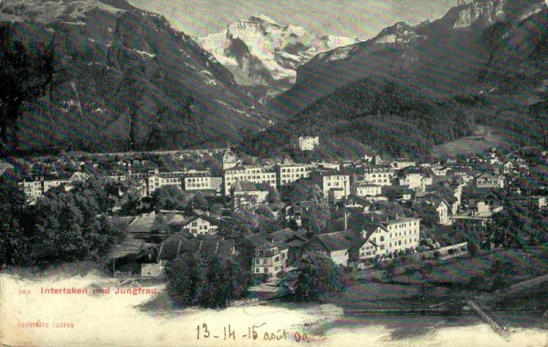 Interlaken und Jungfrau Vorderseite