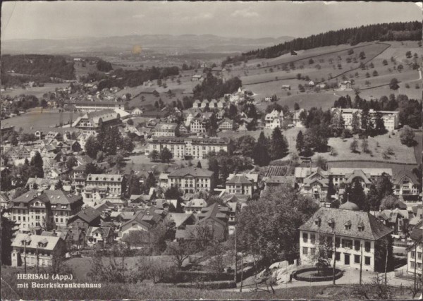 Herisau mit Bezirkskrankenhaus