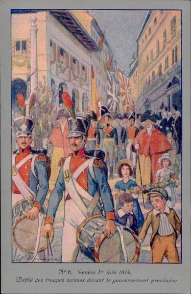 Genève, 1. juin 1814, Nr. 6 Vorderseite