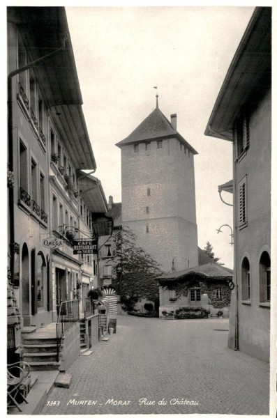 Murten - Morat, Rue du Château Vorderseite