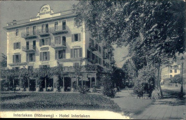 Interlaken (höheweg) - Hotel Interlaken  Vorderseite