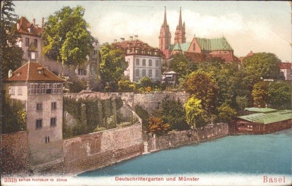 Basel - Deutschrittergarten und Münster