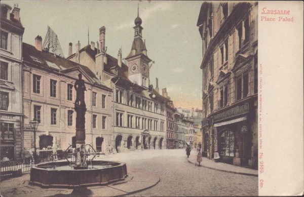 Lausanne, Place Palud Vorderseite