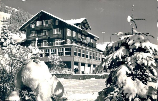 Adelboden, Hotel Alpenrose Vorderseite