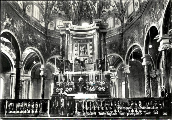 Pompei - Cathédrale Vorderseite
