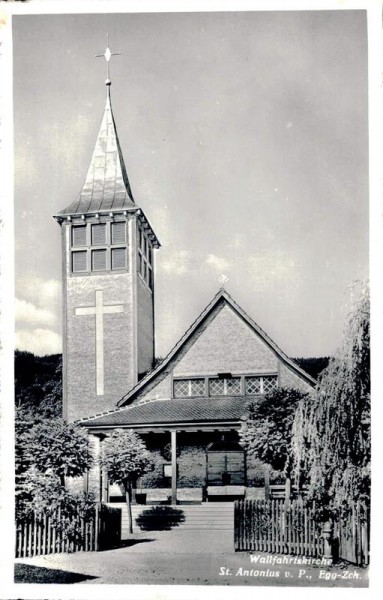 Wallfahrtskirche St.Antonius v. P., Egg-ZH Vorderseite