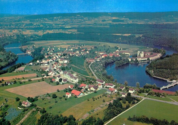 Rheinau ZH - Flugaufnahmen Vorderseite