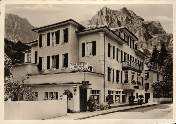 Hotel Trautheim, Engelberg. 1934 Vorderseite
