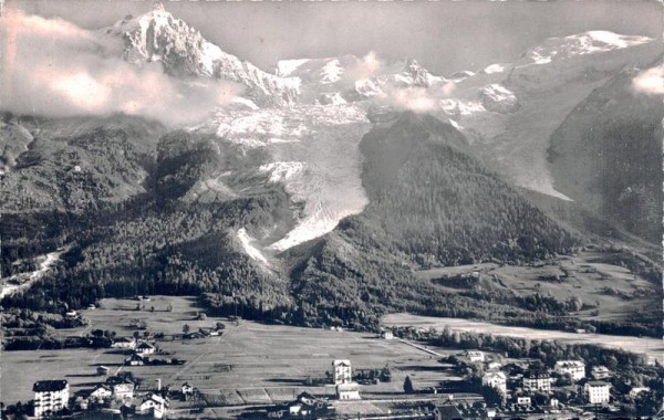 Les Bossons, Vue génèrale et le glacier Vorderseite