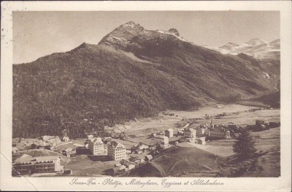 Saas-Fee Vorderseite