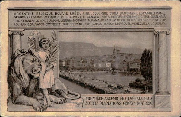 Genève, 1920, Première Assemblée... Vorderseite