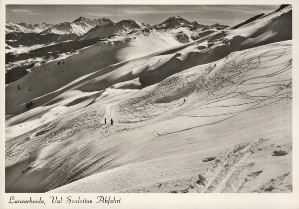 Lenzerheide. Val Scalottas Abfahrt Vorderseite