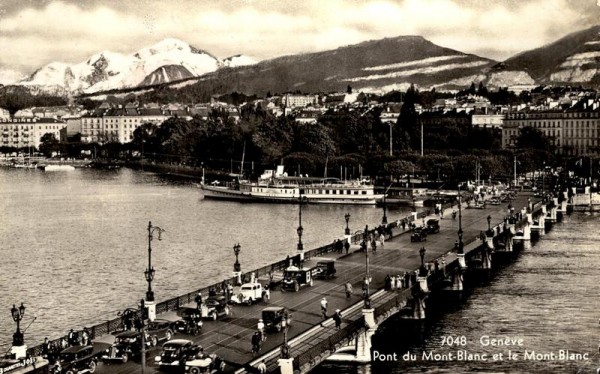 pont du mont-Blanc Vorderseite