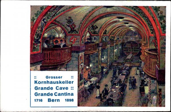 Bern, Grosser Kornhauskeller Vorderseite