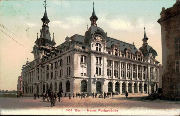 Bern, Neues Postgebäude Vorderseite
