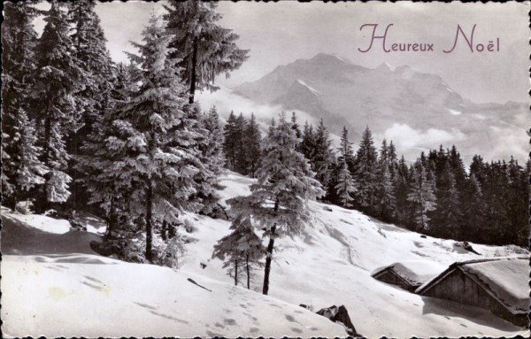 Heureux Noël - Wengenalp und Jungfrau