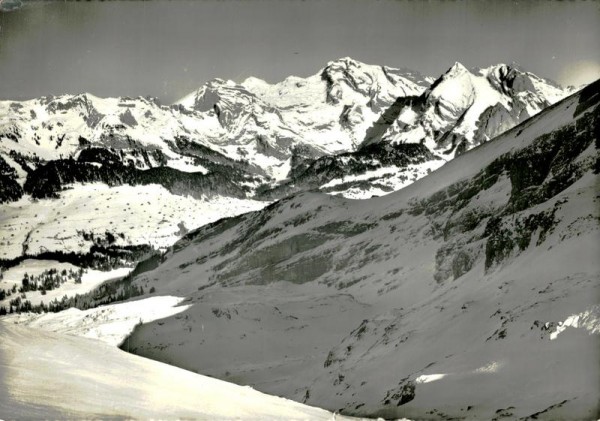 Auf dem Glurissattel am Hinterruck, Blick zum Säntis & Schafberg Vorderseite