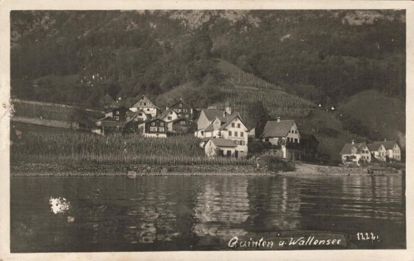 Quinten am Walensee Vorderseite