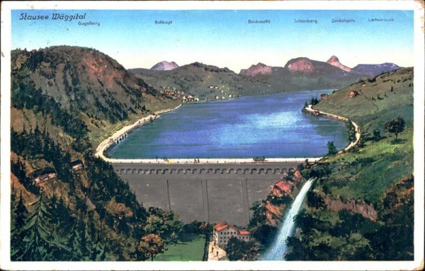 Stausee Wäggital Vorderseite
