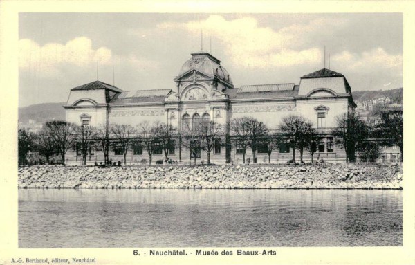 Neuchatel, Musée des Beaux-Arts Vorderseite