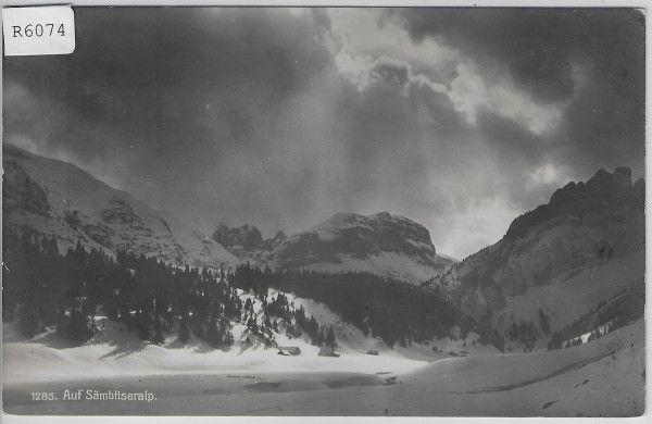 Auf Sämbtiseralp im Winter en hiver