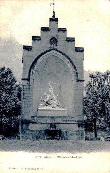 Stans - Winkelrieddenkmal Vorderseite