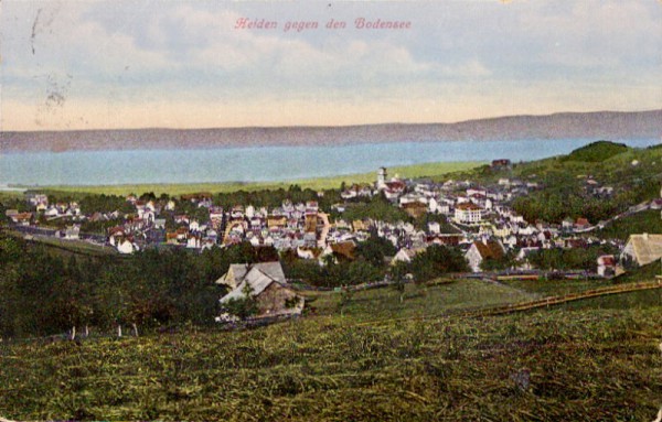 Heiden gegen den Bodensee