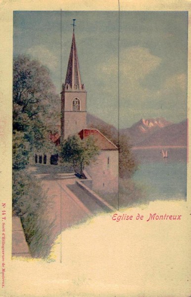 Montreux, Kirche Vorderseite