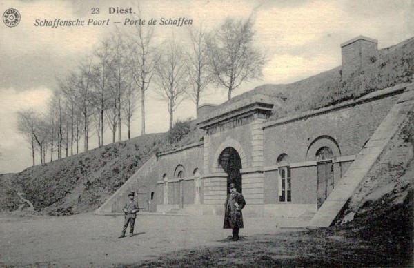 Diest, Schaffensche Poort Vorderseite