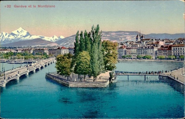 Genève et le Montblanc Vorderseite