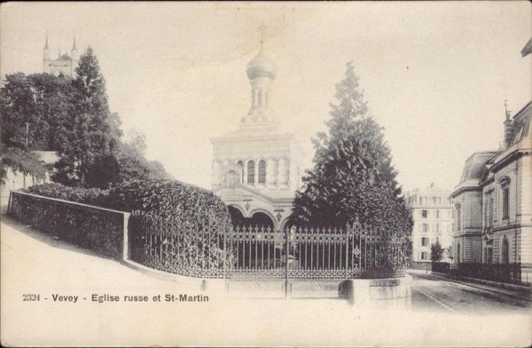 Eglise russe et St-Martin, Vevey Vorderseite