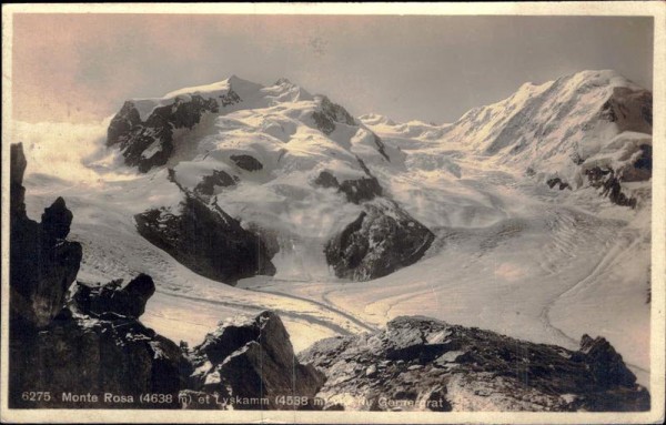 Monte Rosa (4633 m) Vorderseite