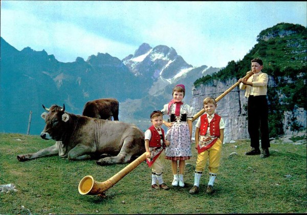 Auf Ebenalp Vorderseite