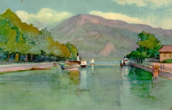 f. Furtier,Annecy, le port Vorderseite
