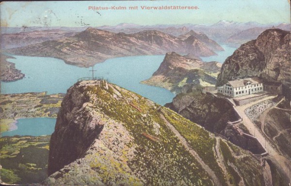 Pilatus - Kulm mit Vierwaldstättersee