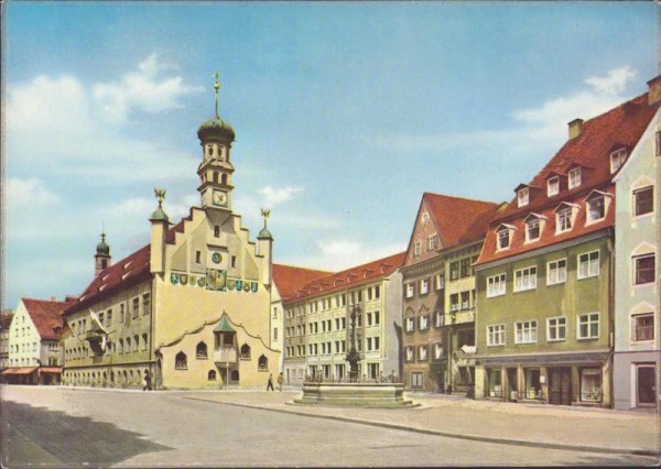 Kempten im Allgäu, Rathaus Vorderseite