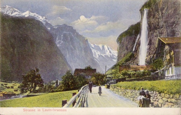 Strasse in Lauterbrunnen