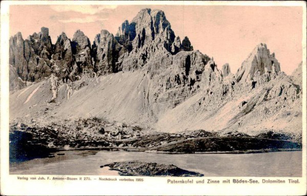 Dolomiten (3342 m) Vorderseite