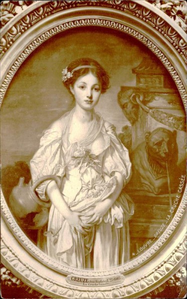 Louvre - Greuze La Cruche Cassée Vorderseite