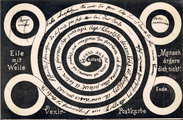 Vexir-Postkarte Vorderseite