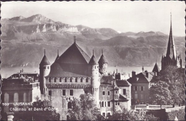 Chateau et Dent d'Oche, Lausanne