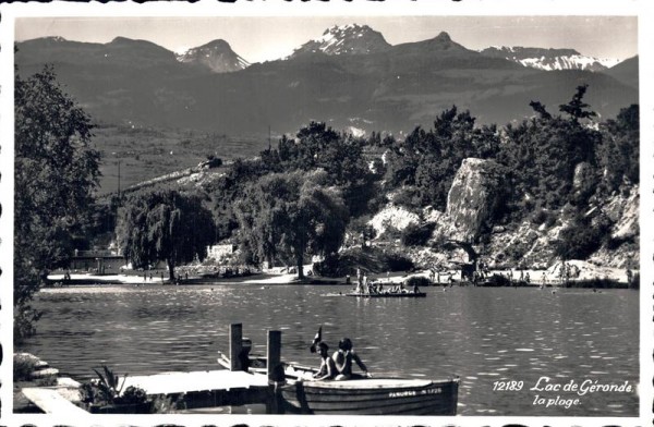 Lac de Géronde, la plage Vorderseite