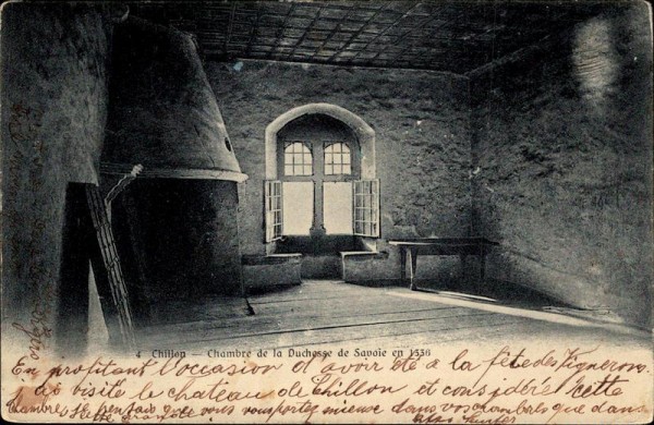 Chillon, Chambre de la Duchesse de Savoie Vorderseite