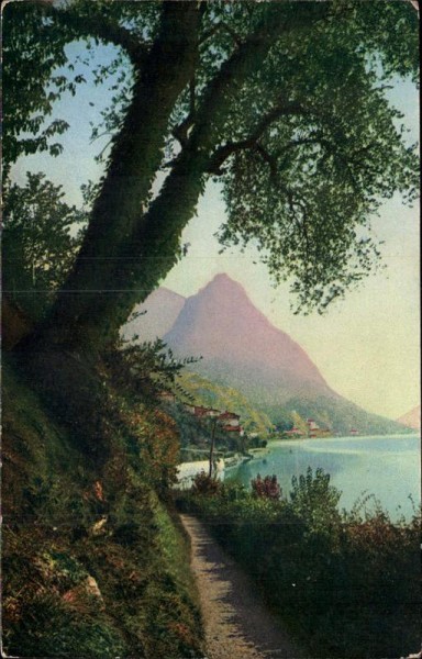 Luganersee - Monte San Salvatore (912 m) Vorderseite