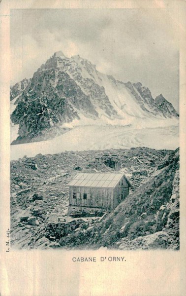 Cabane d' Orny Vorderseite