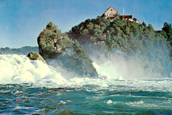 Rheinfall mit Schloss Laufen Vorderseite